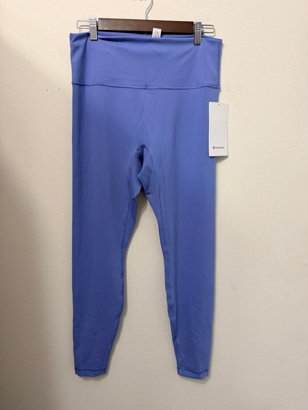 NWT Lululemon Wunder Train No Line High Rise Tight 28" Prep Blue Sz 12 $118 MSRP